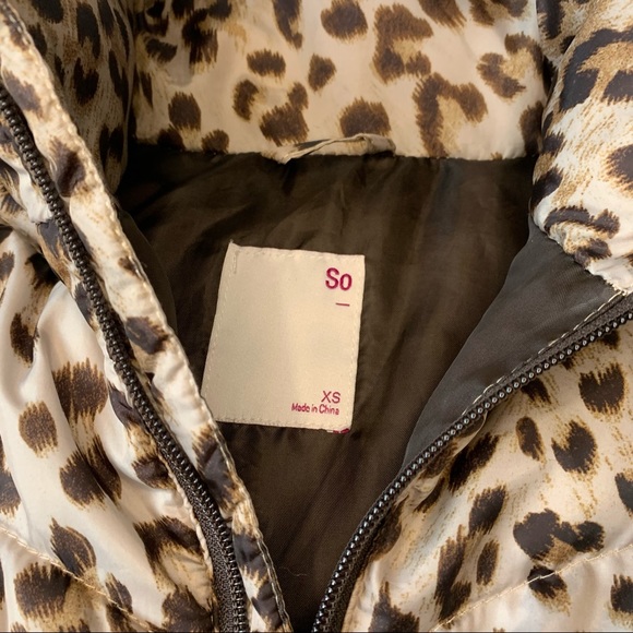 💕 Cheetah puffer vest - Picture 5 of 5